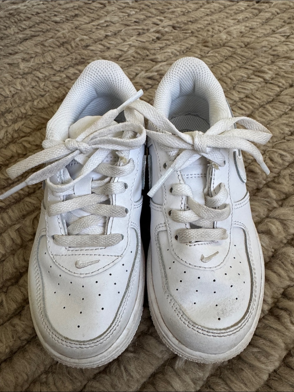 Nike Kids White Low-Top Sneakers